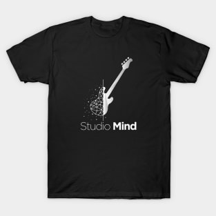 Studio Mind, Guitar White T-Shirt